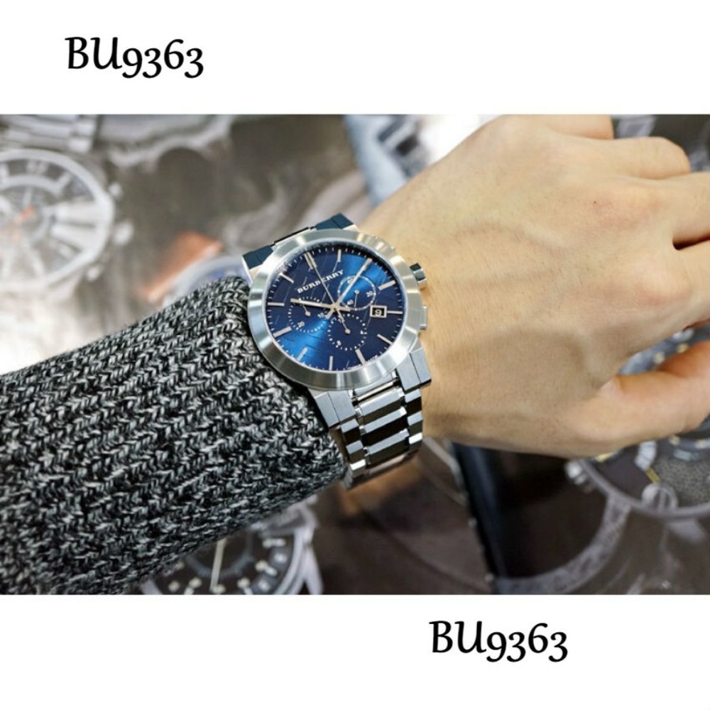 Burberry Blue Men's Swiss Chronograph Watch BU9363